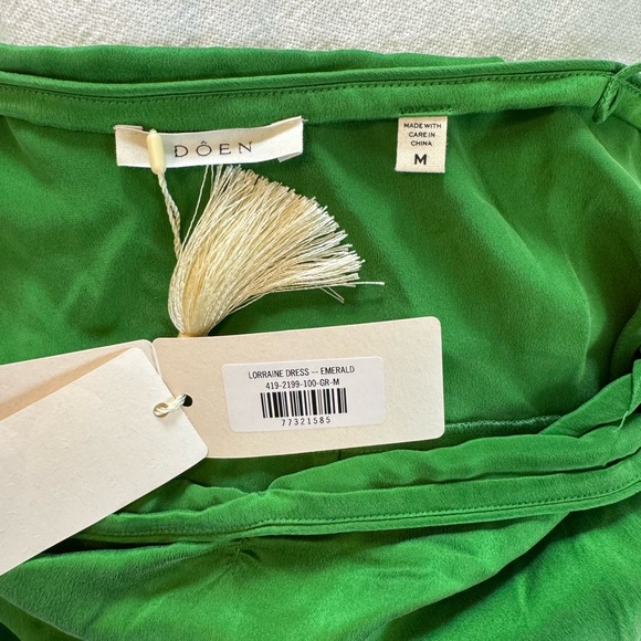 Doen Green Maxi Dress NWT - Picture 10 of 11